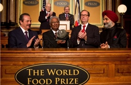 Giải thưởng Lương thực Thế giới 2014 tôn vinh những cải tiến trong nông nghiệp